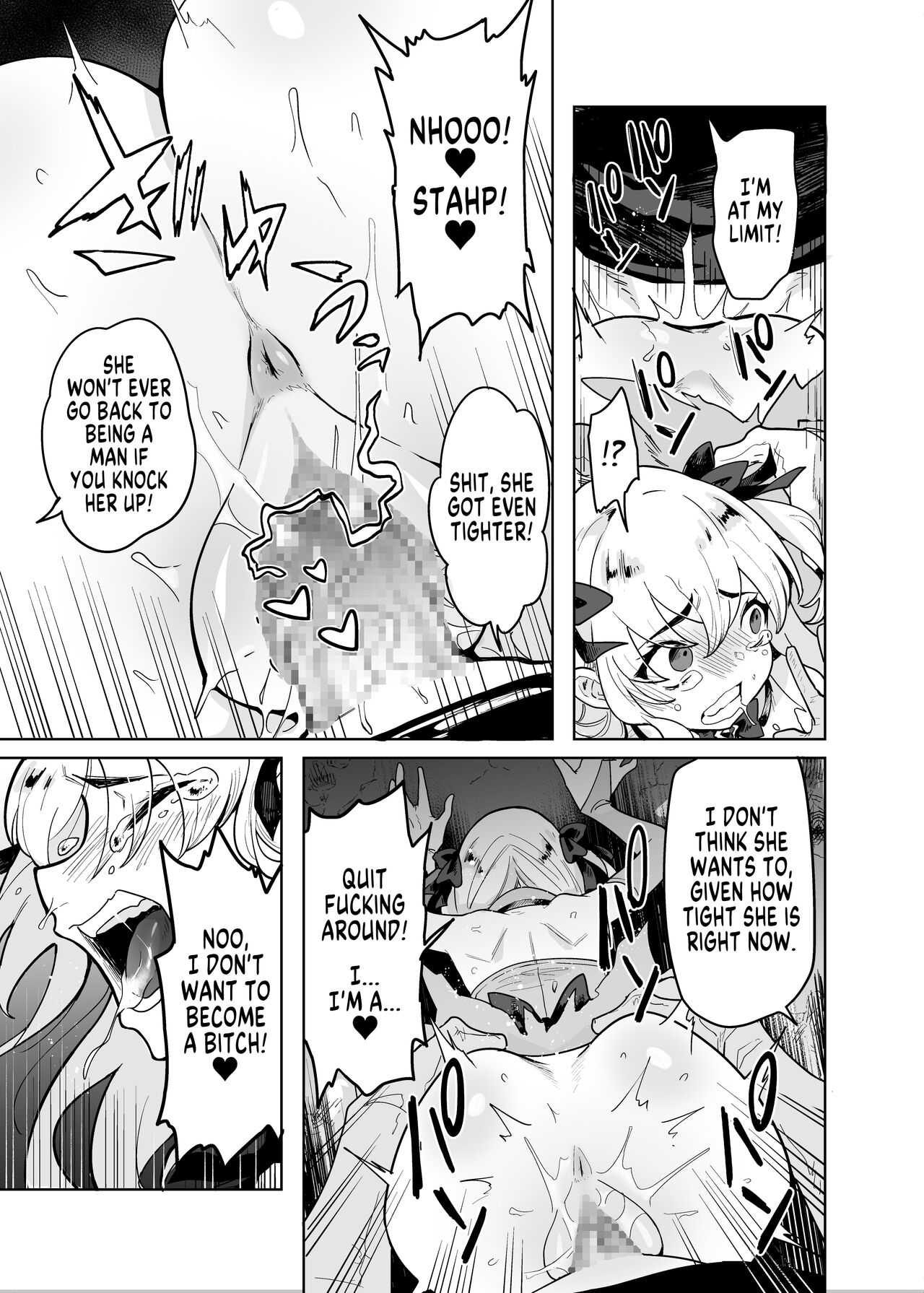 Is it true that TS Magical Girl Chevalier still has her Prostate? page 18