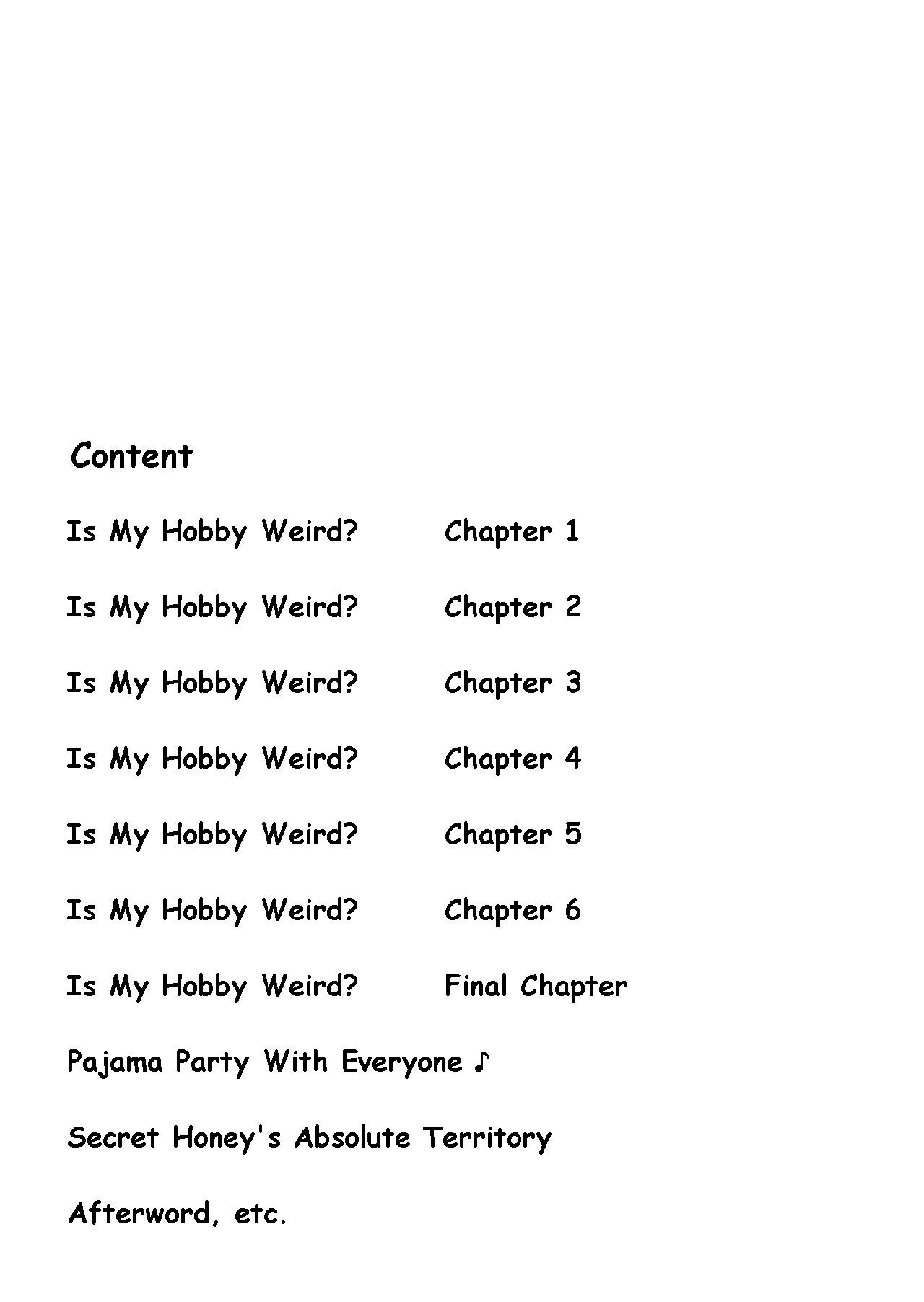 Is My Hobby Weird? page 2
