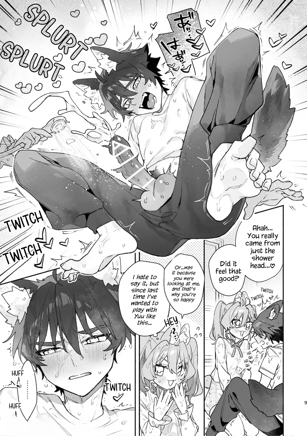 ♂ is the bottom. Rabbit-chan x Wolf-kun 2 page 11