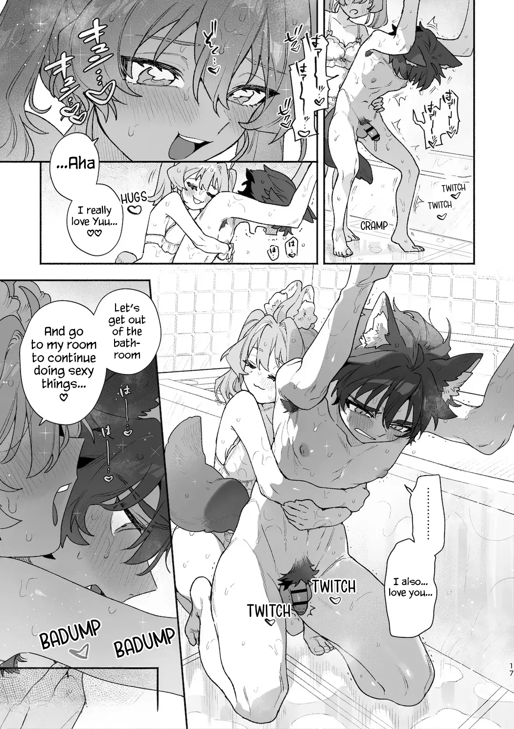 ♂ is the bottom. Rabbit-chan x Wolf-kun 2 page 19