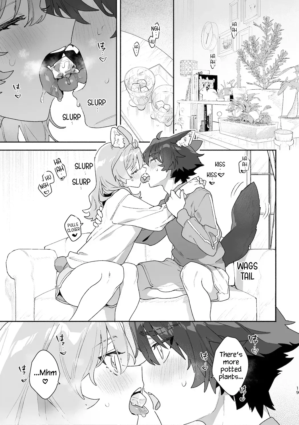 ♂ is the bottom. Rabbit-chan x Wolf-kun 2 page 21
