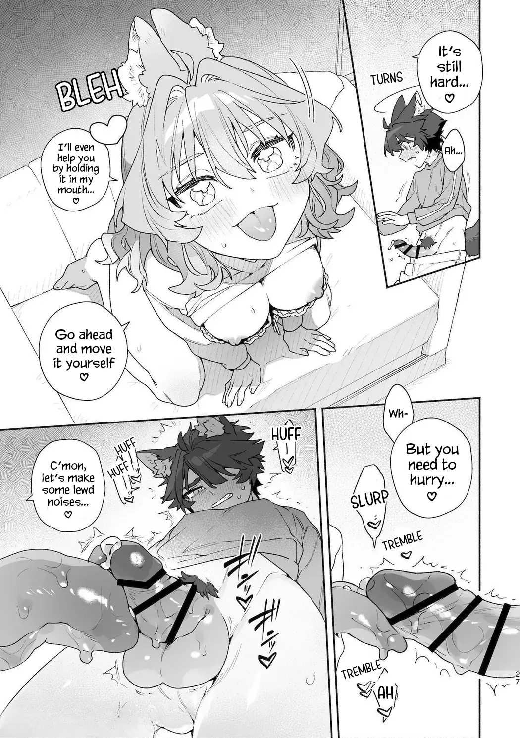 ♂ is the bottom. Rabbit-chan x Wolf-kun 2 page 29