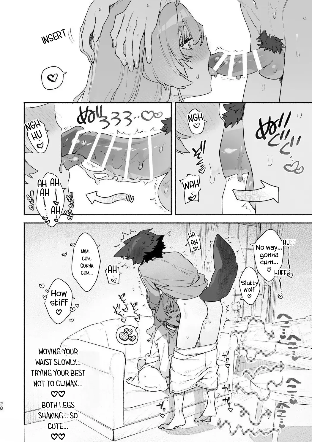 ♂ is the bottom. Rabbit-chan x Wolf-kun 2 page 30