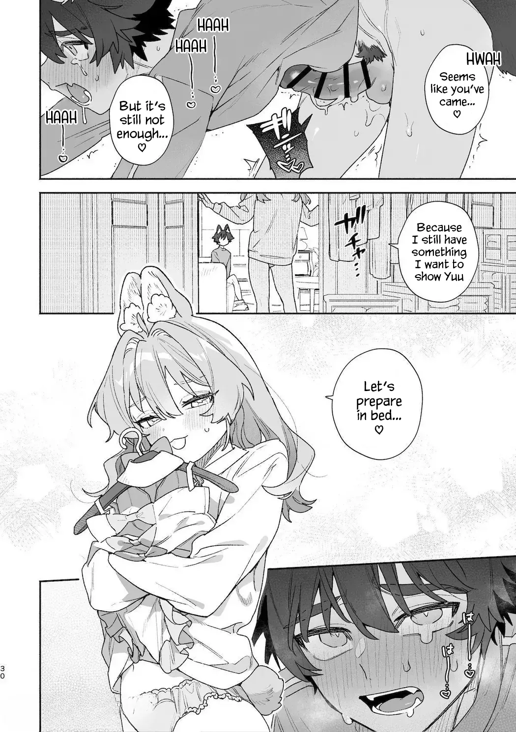 ♂ is the bottom. Rabbit-chan x Wolf-kun 2 page 32