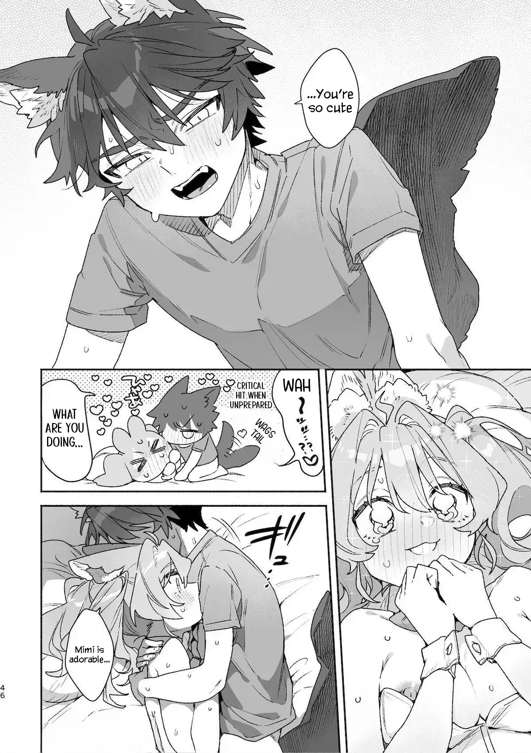 ♂ is the bottom. Rabbit-chan x Wolf-kun 2 page 48