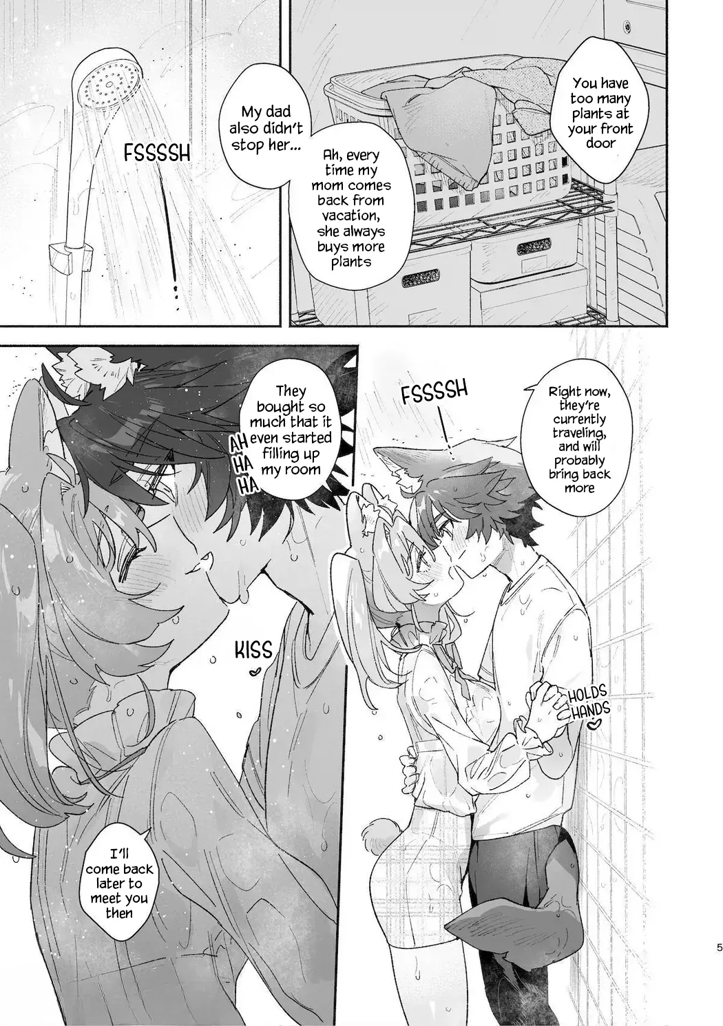 ♂ is the bottom. Rabbit-chan x Wolf-kun 2 page 7