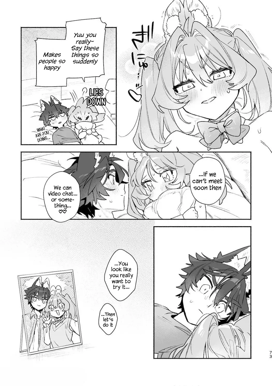 ♂ is the bottom. Rabbit-chan x Wolf-kun 2 page 75