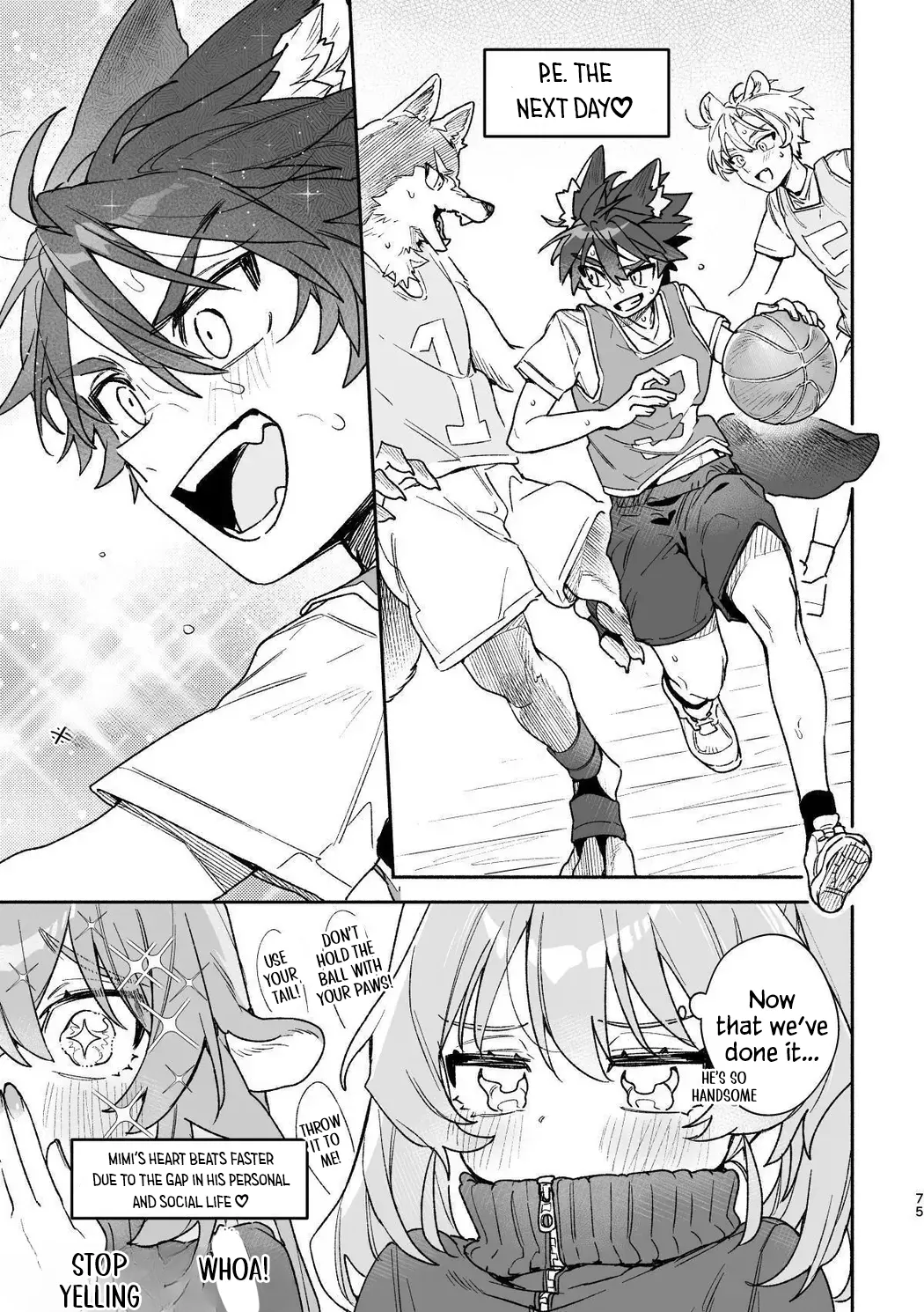 ♂ is the bottom. Rabbit-chan x Wolf-kun 2 page 77
