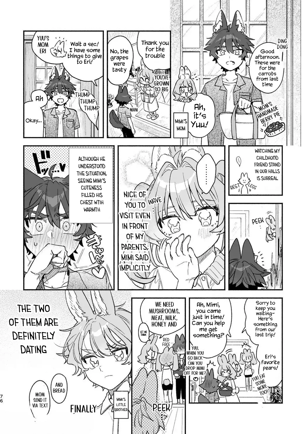 ♂ is the bottom. Rabbit-chan x Wolf-kun 2 page 78