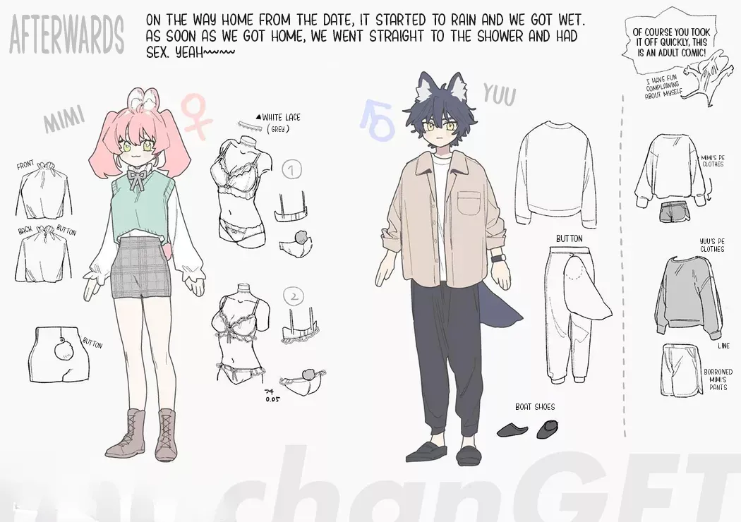♂ is the bottom. Rabbit-chan x Wolf-kun 2 page 80