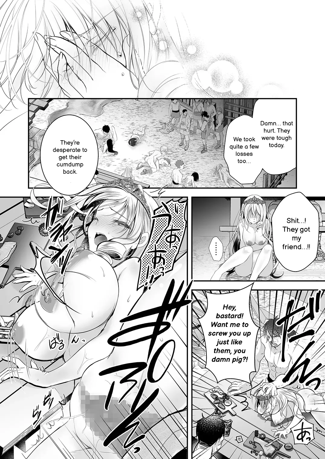 Isekai Gangrape 2 ~There is No Way A Dignified Princess Knight Succumbs to The Barbarian's Dick~ page 23