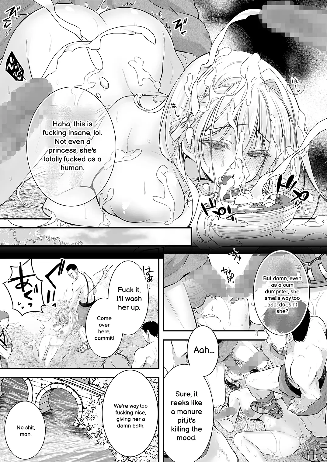 Isekai Gangrape 2 ~There is No Way A Dignified Princess Knight Succumbs to The Barbarian's Dick~ page 42