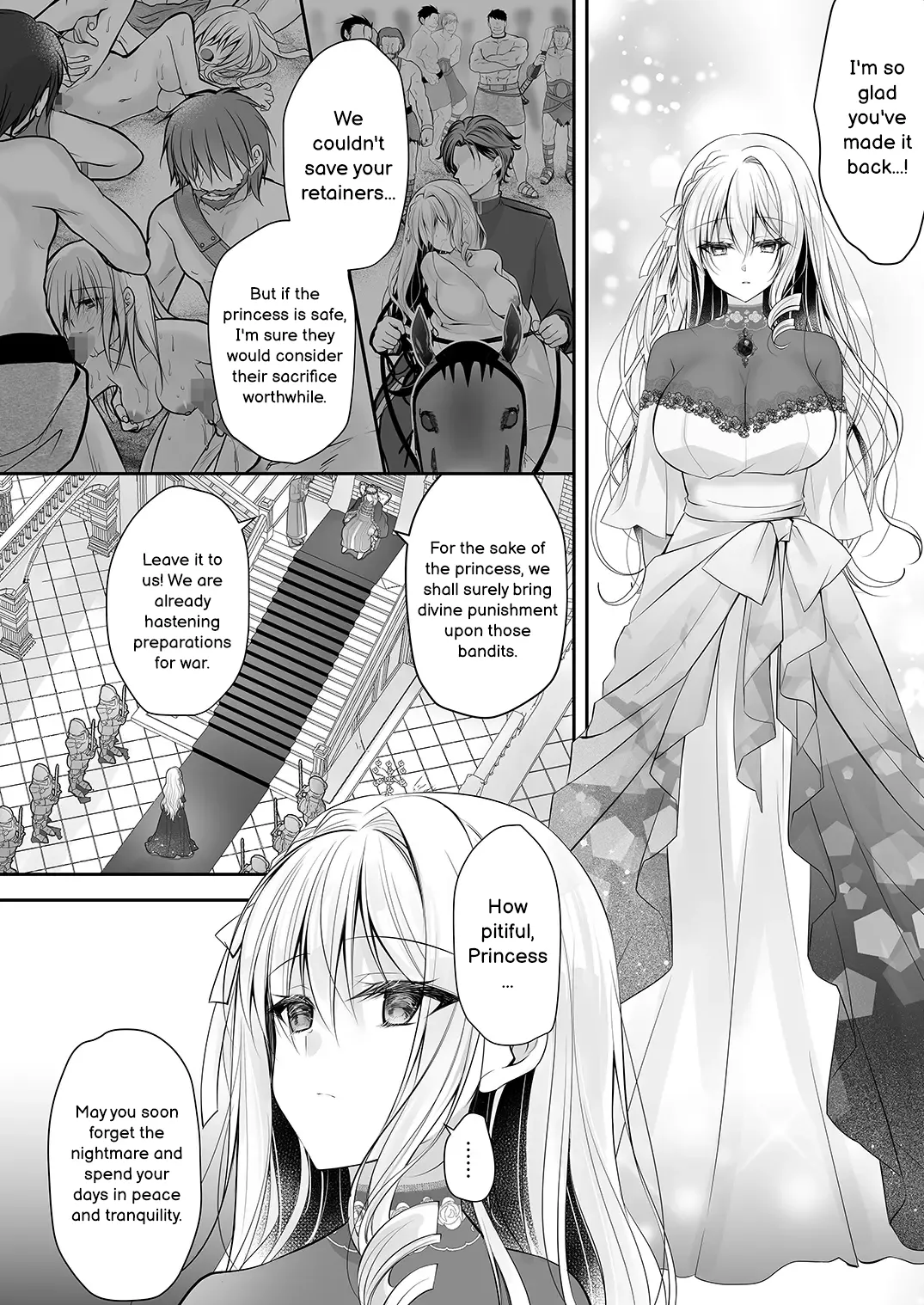 Isekai Gangrape 2 ~There is No Way A Dignified Princess Knight Succumbs to The Barbarian's Dick~ page 49