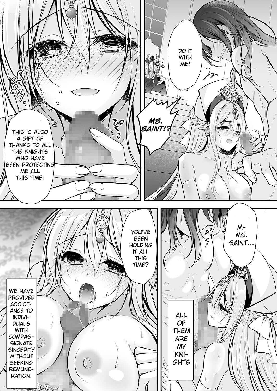 Isekai Gangrape ~brainwashed saint is happy to change her job to become a meat toilet~ page 36