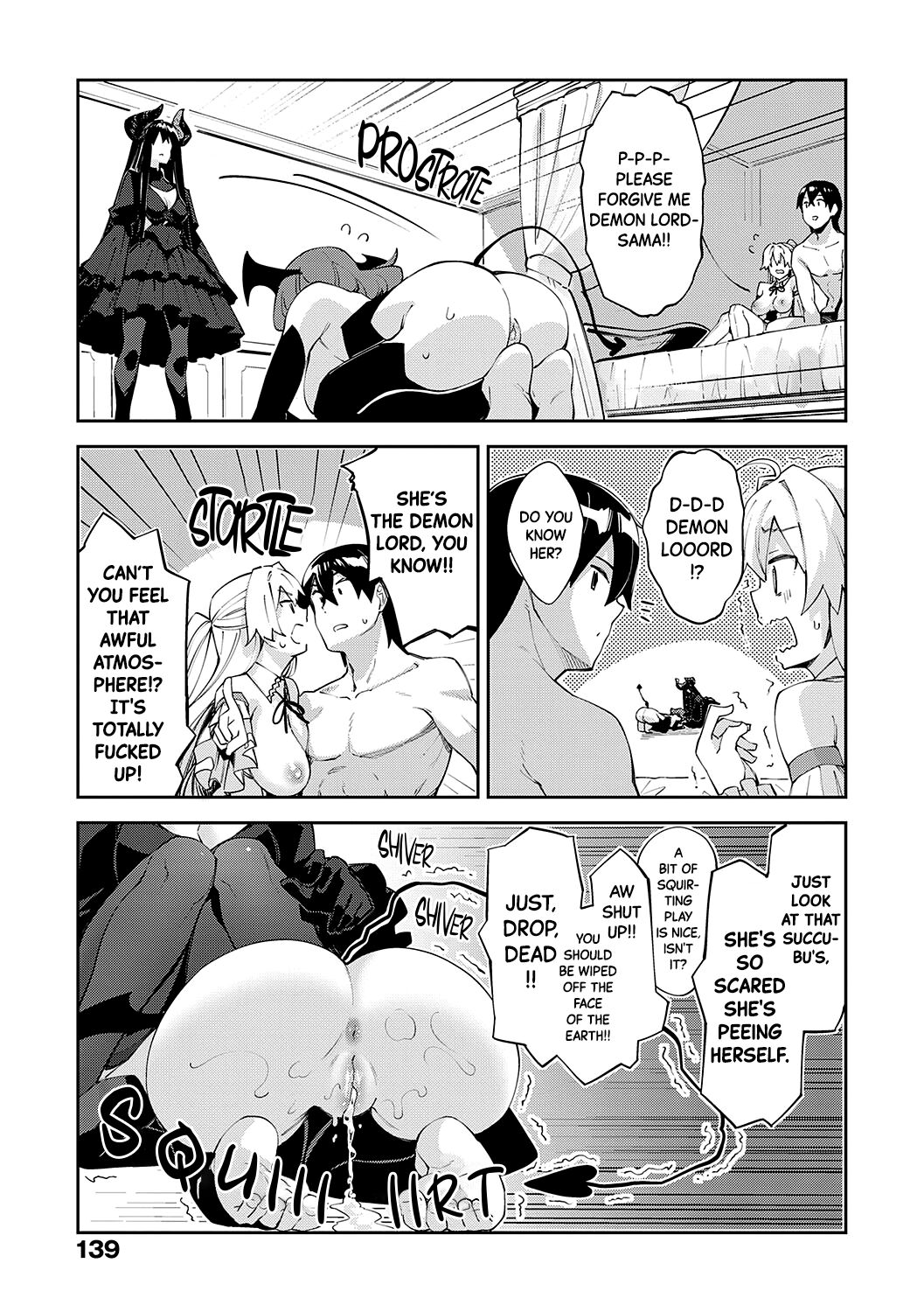 Isekai Kita node Sukebe Skill de Zenryoku Ouka Shiyou to Omou page 138