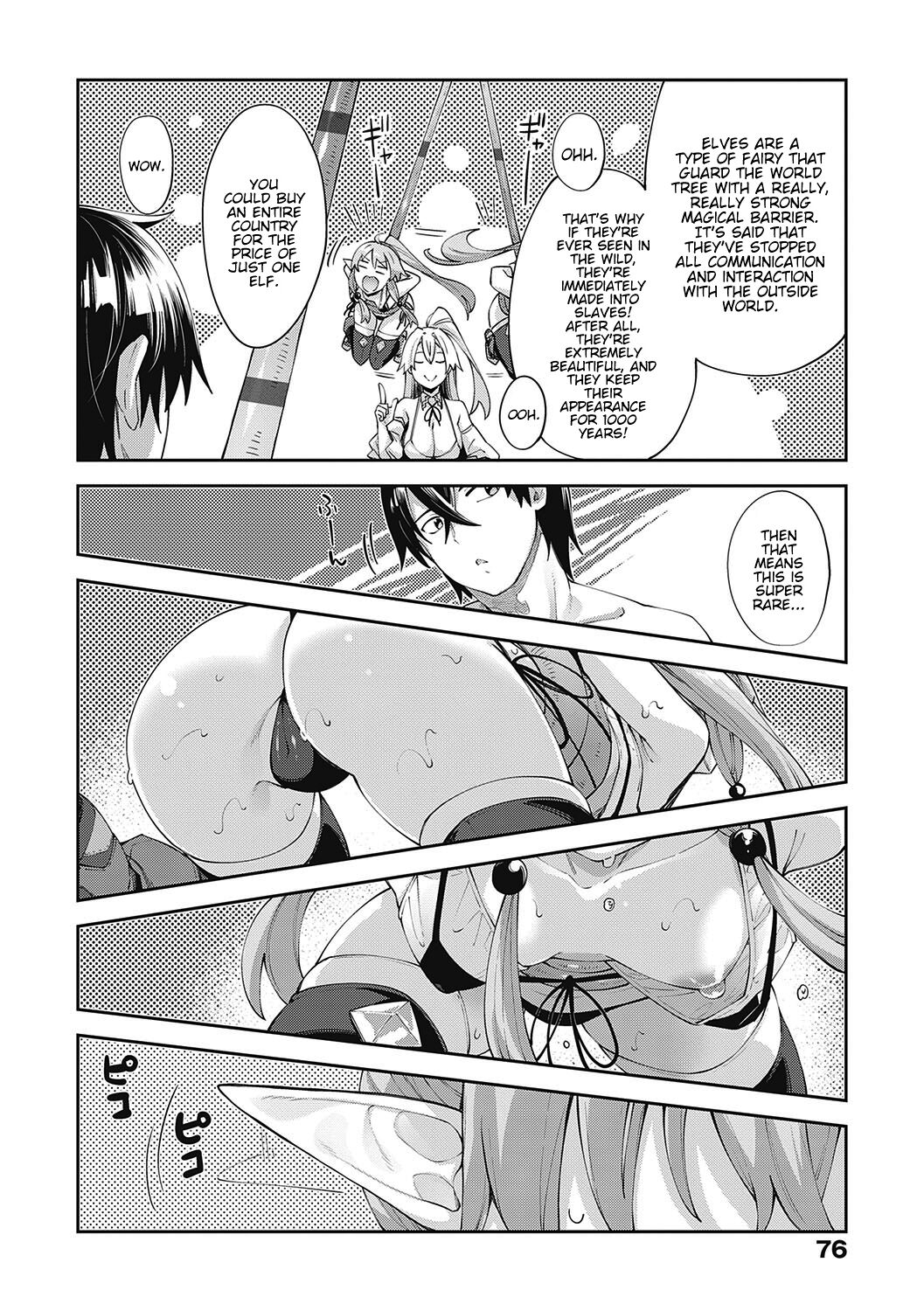 Isekai Kita node Sukebe Skill de Zenryoku Ouka Shiyou to Omou page 75