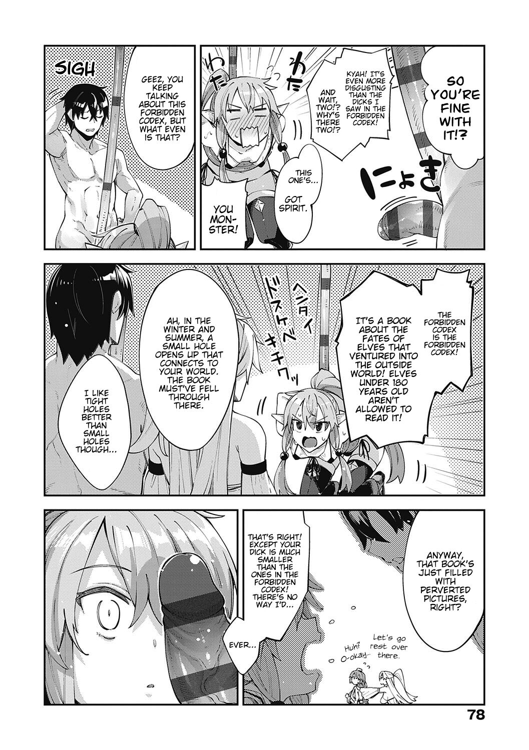 Isekai Kita node Sukebe Skill de Zenryoku Ouka Shiyou to Omou page 77