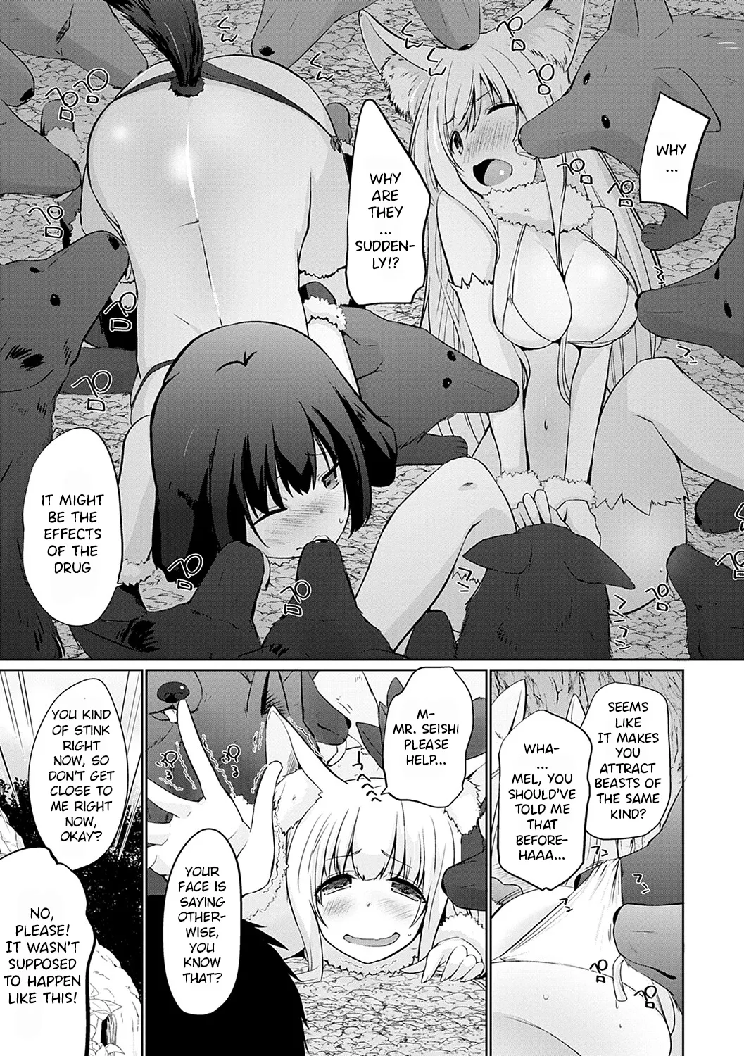 Isekai ni Shoukansaretara Zenin Do M Toka...Chotto Imi ga Wakaranai page 128