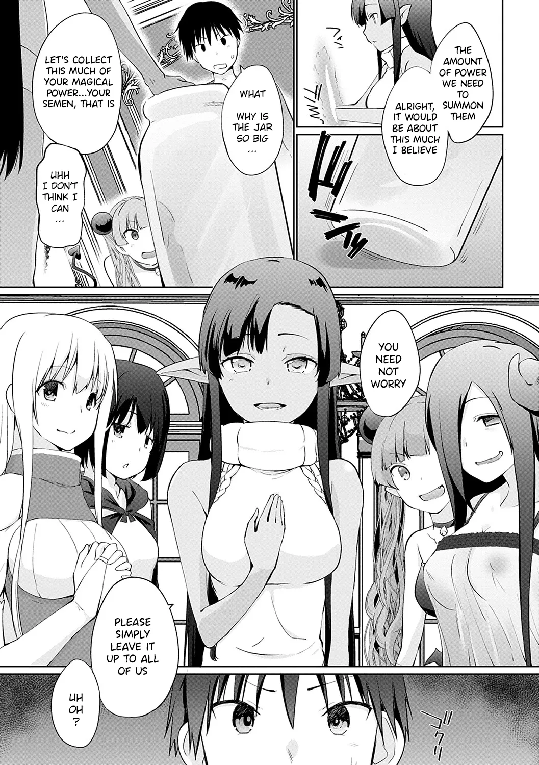 Isekai ni Shoukansaretara Zenin Do M Toka...Chotto Imi ga Wakaranai page 188