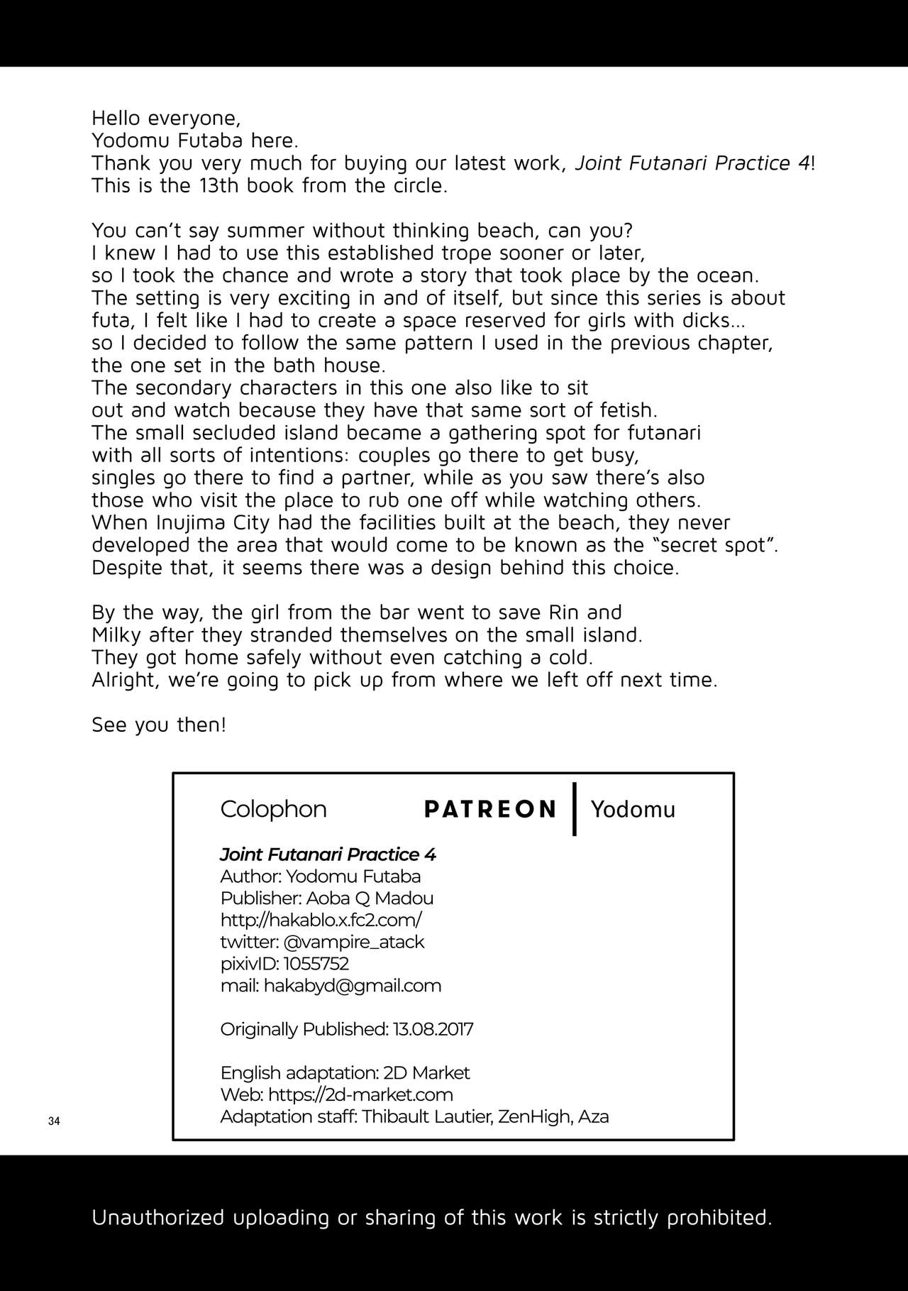 Issho ni Futanari Practice 4 page 34