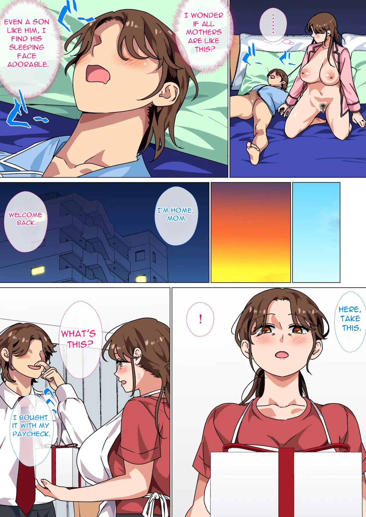 It's a Mother's Duty to Relieve Her Son's Strong Sexual Desire! page 39