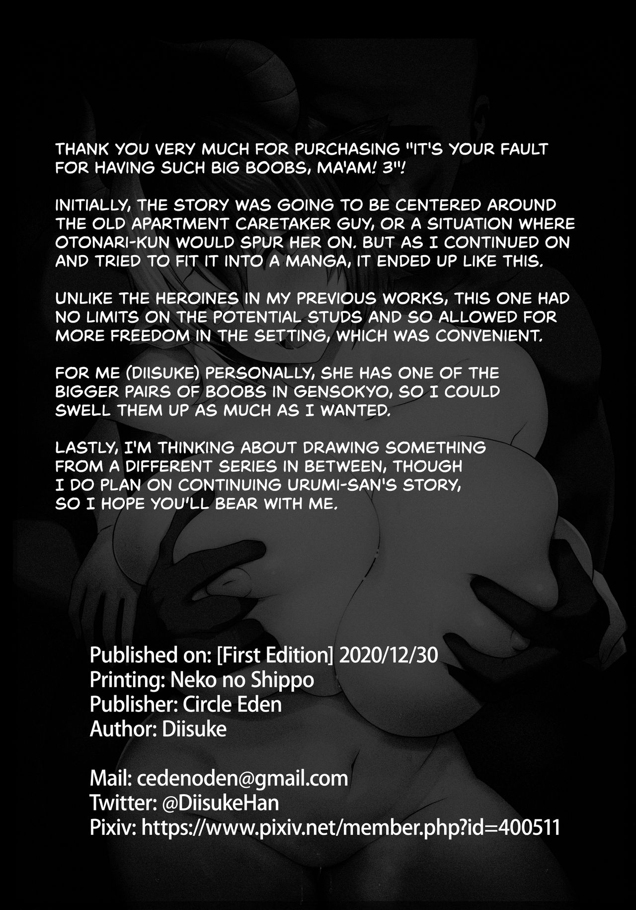 It's Your Fault for Having Such Big Boobs, Ma'am! 3 page 26