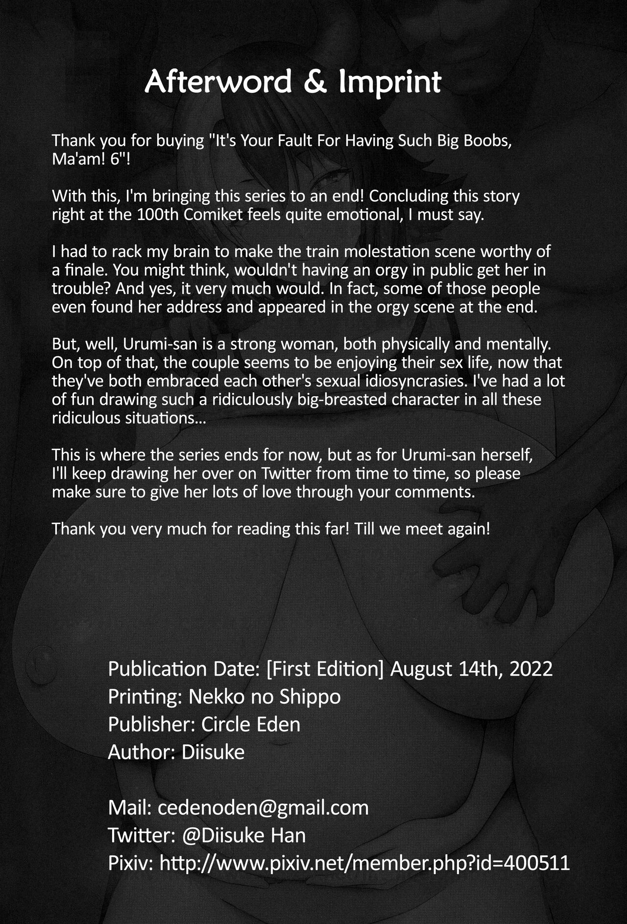 It's Your Fault for Having Such Big Boobs, Ma'am! 6 page 30
