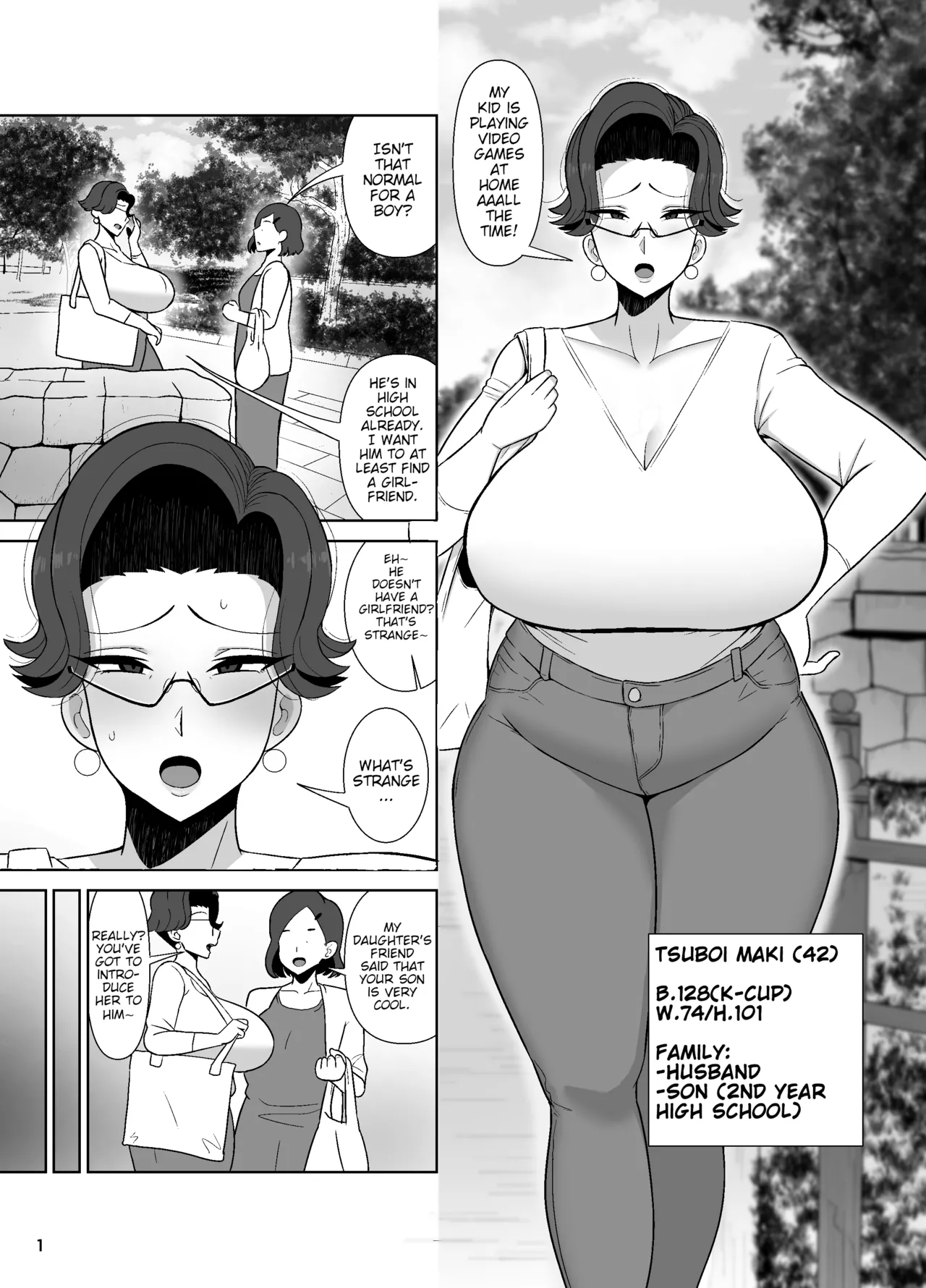 It took Tsuboi Maki (42) Two Minutes to Have Incest with Her Son. page 2
