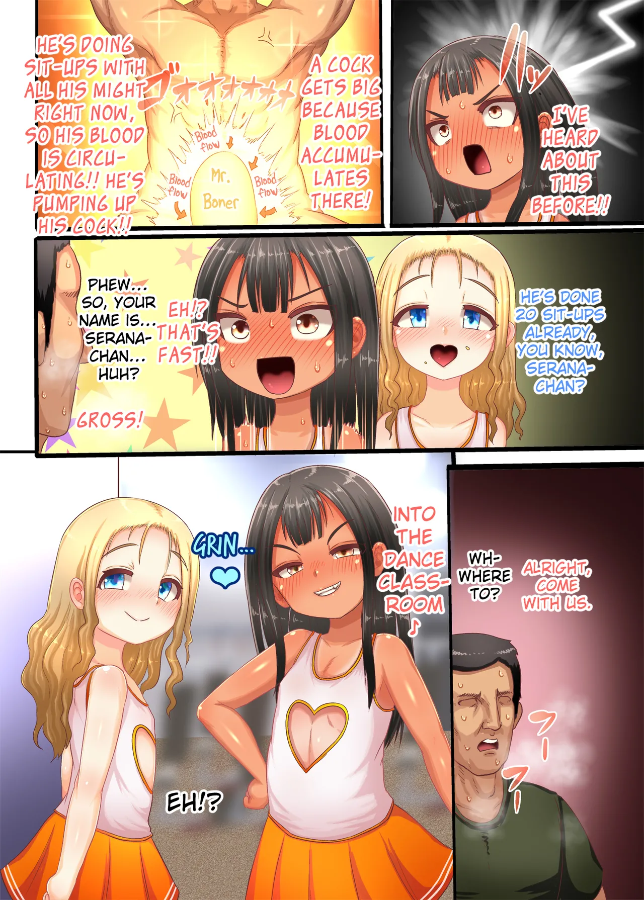 Itazura Gaki!! Gym de Gaki ga Dosukebe Yuuwaku page 10