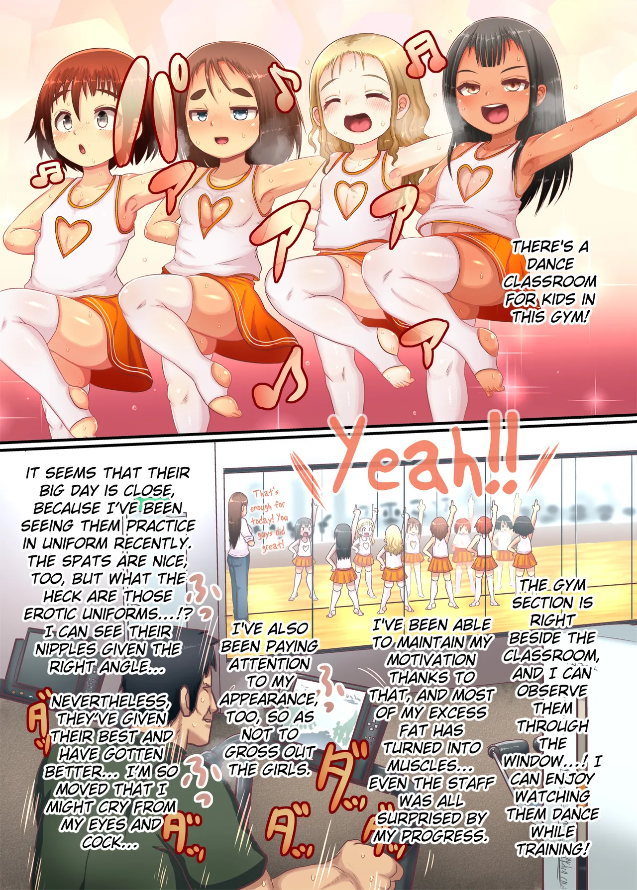 Itazura Gaki!! Gym de Gaki ga Dosukebe Yuuwaku page 4