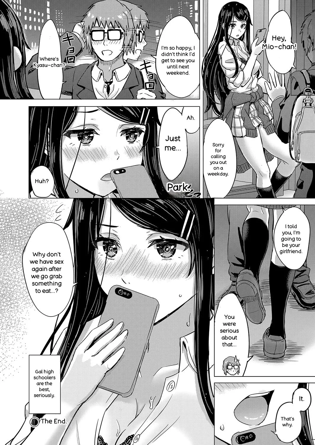 Iyarashii Kono Ko-tachi wa Tsukaretai. page 61