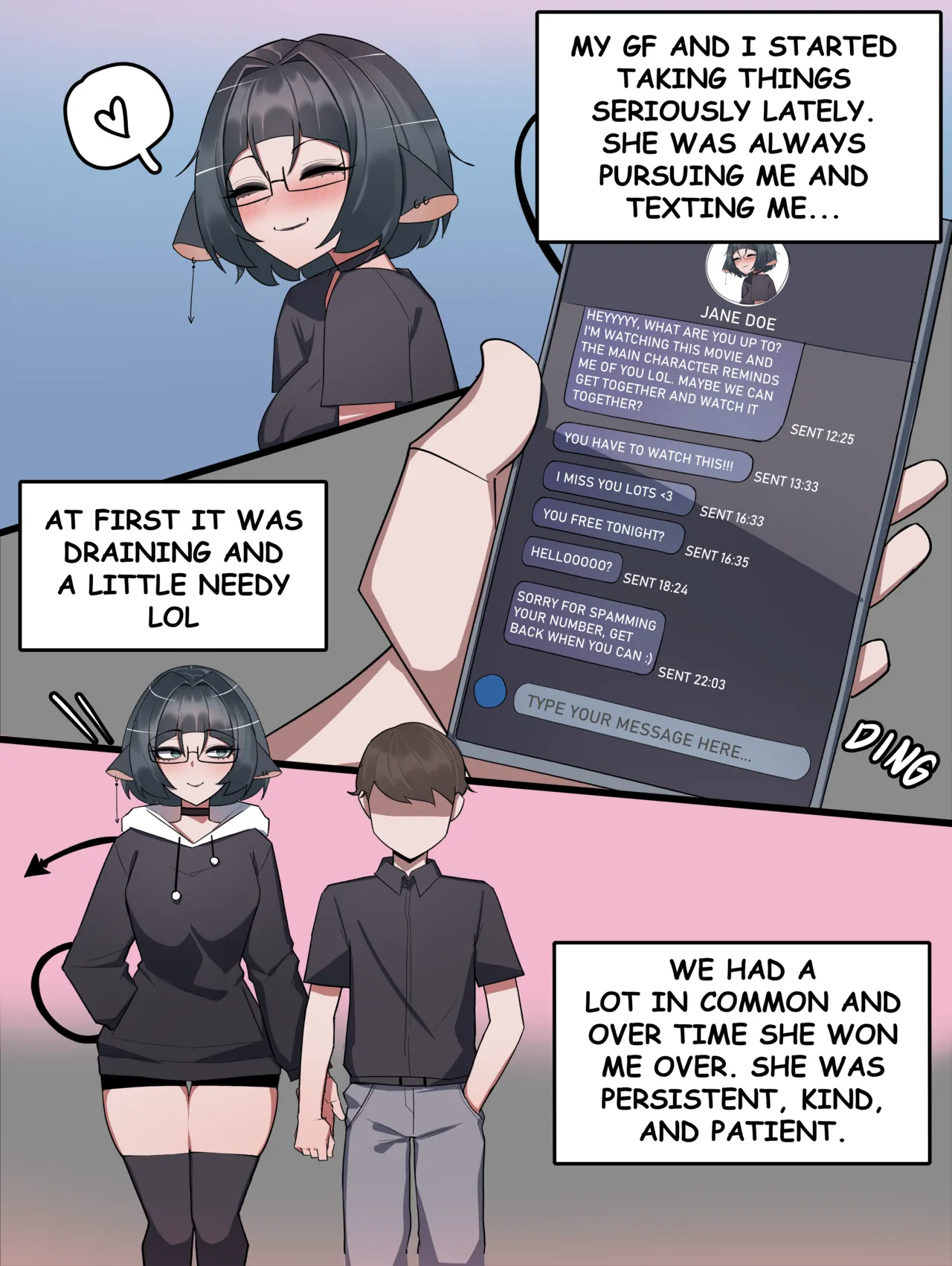 Jane Doe comic 1 page 1