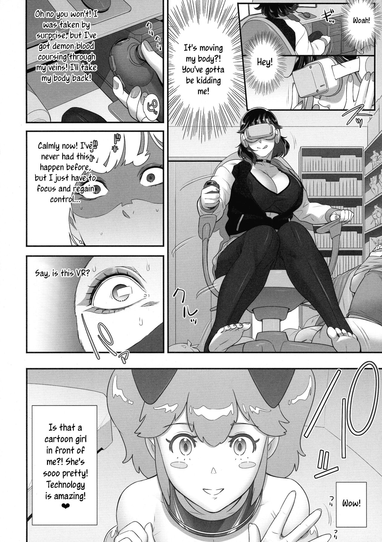 Japanese futanari medium's demon lust mode, Part 1 page 14