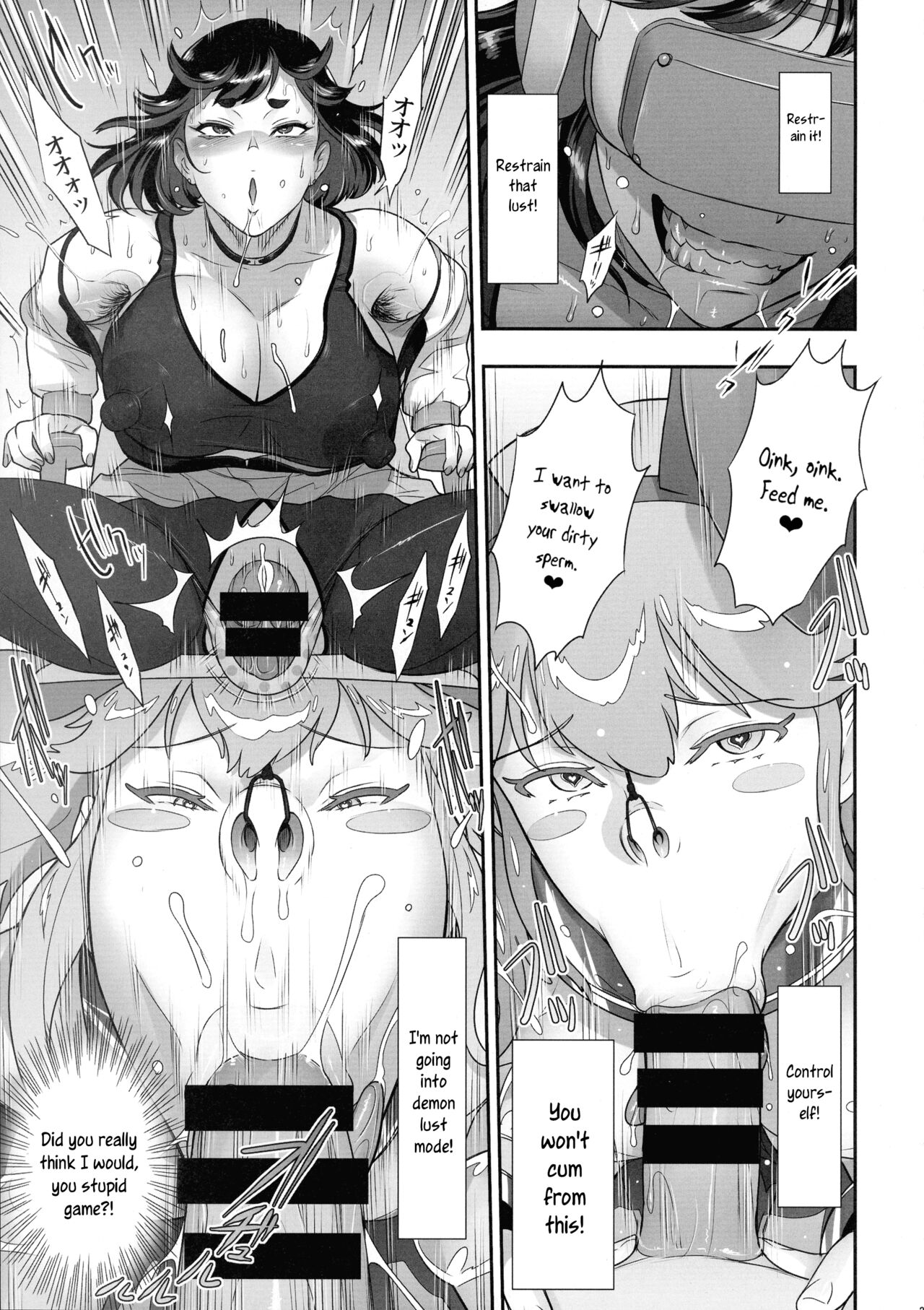 Japanese futanari medium's demon lust mode, Part 1 page 25