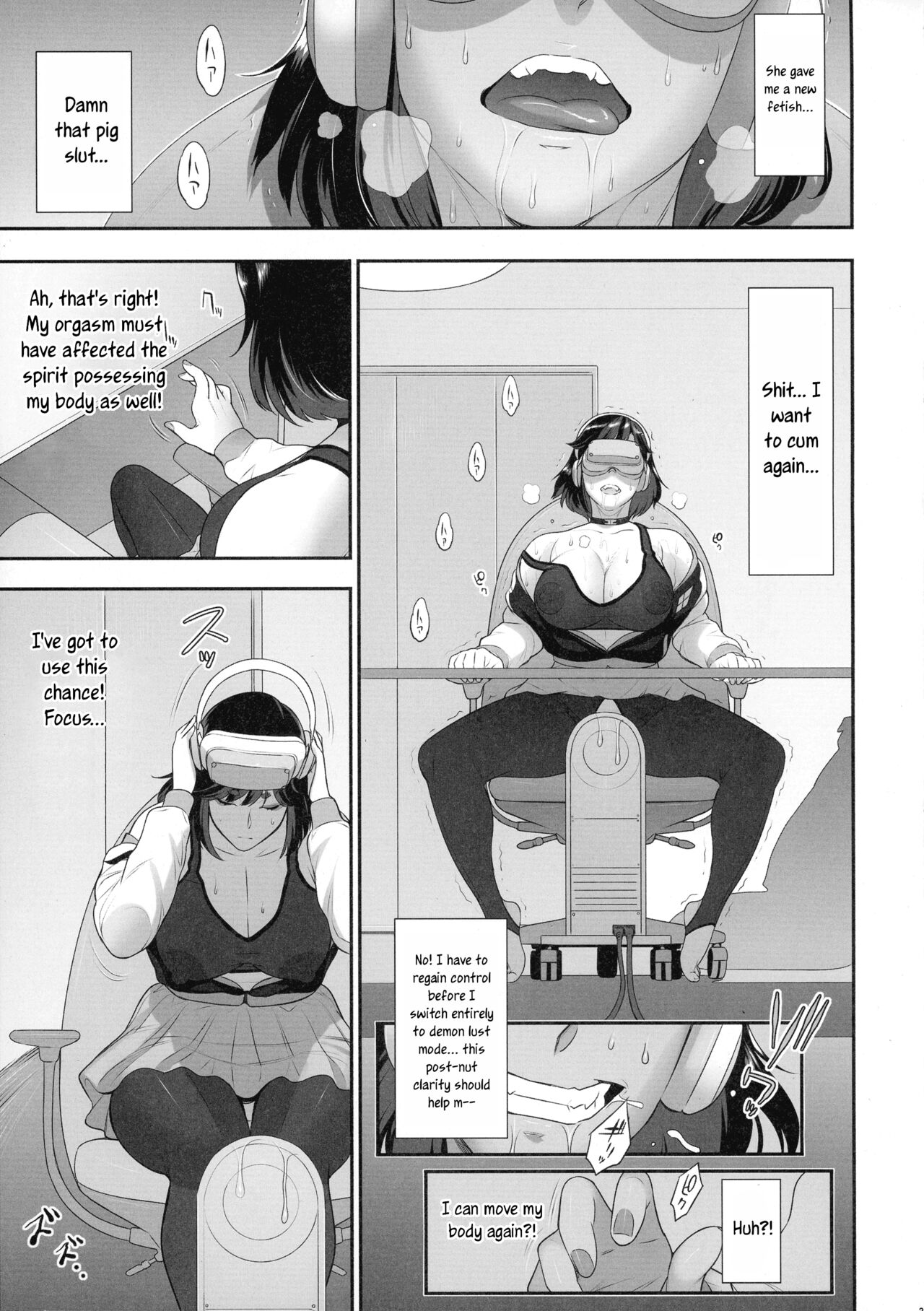 Japanese futanari medium's demon lust mode, Part 1 page 34