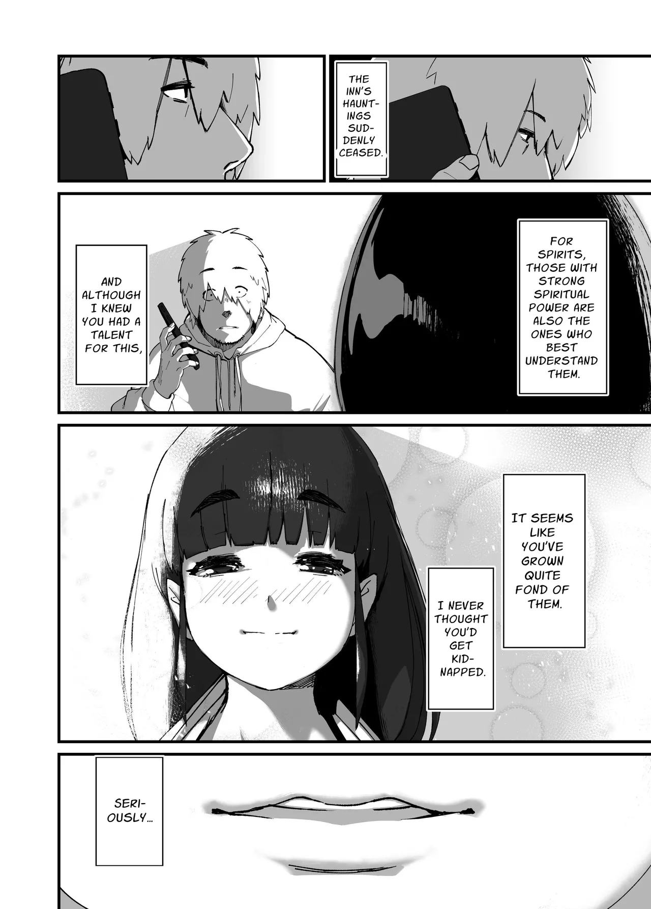 Jibakurei-chan wa Oppai ga Yowai. page 48