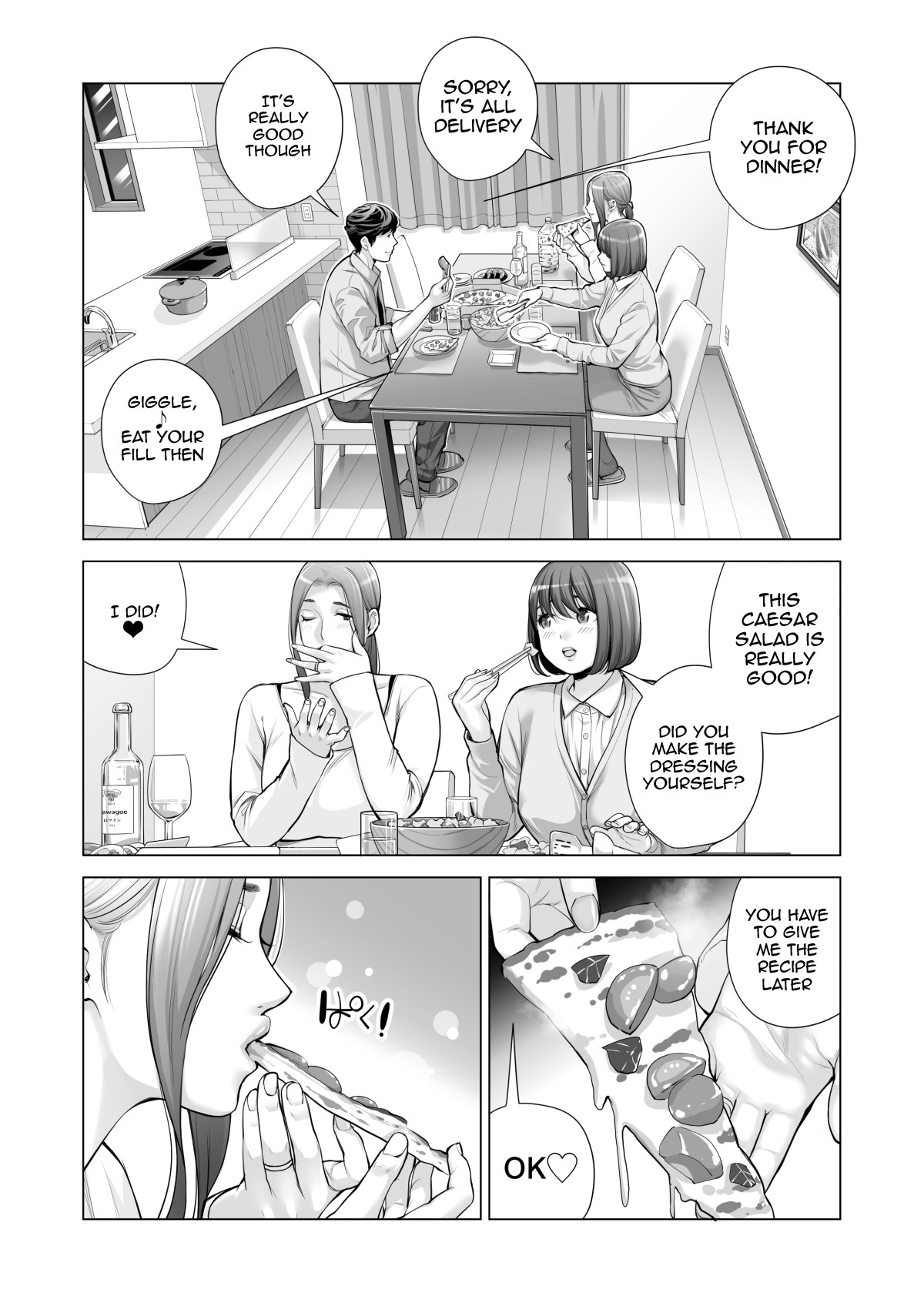 Jichikai no Hitozuma wa Totemo H deshita. 3 Hitozuma-tachi no Oshokuji Hen page 28