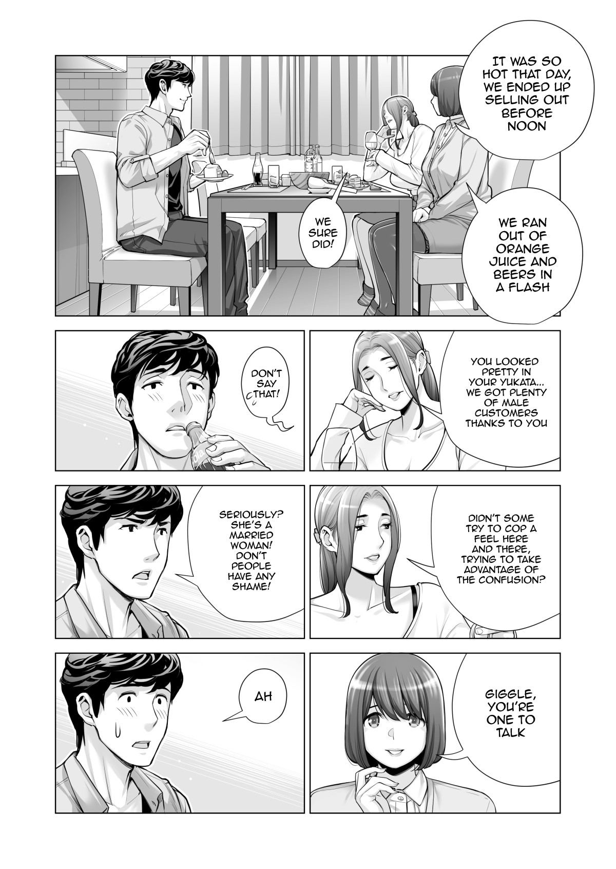 Jichikai no Hitozuma wa Totemo H deshita. 3 Hitozuma-tachi no Oshokuji Hen page 33