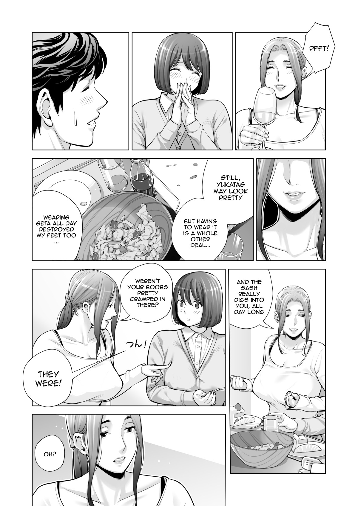 Jichikai no Hitozuma wa Totemo H deshita. 3 Hitozuma-tachi no Oshokuji Hen page 34