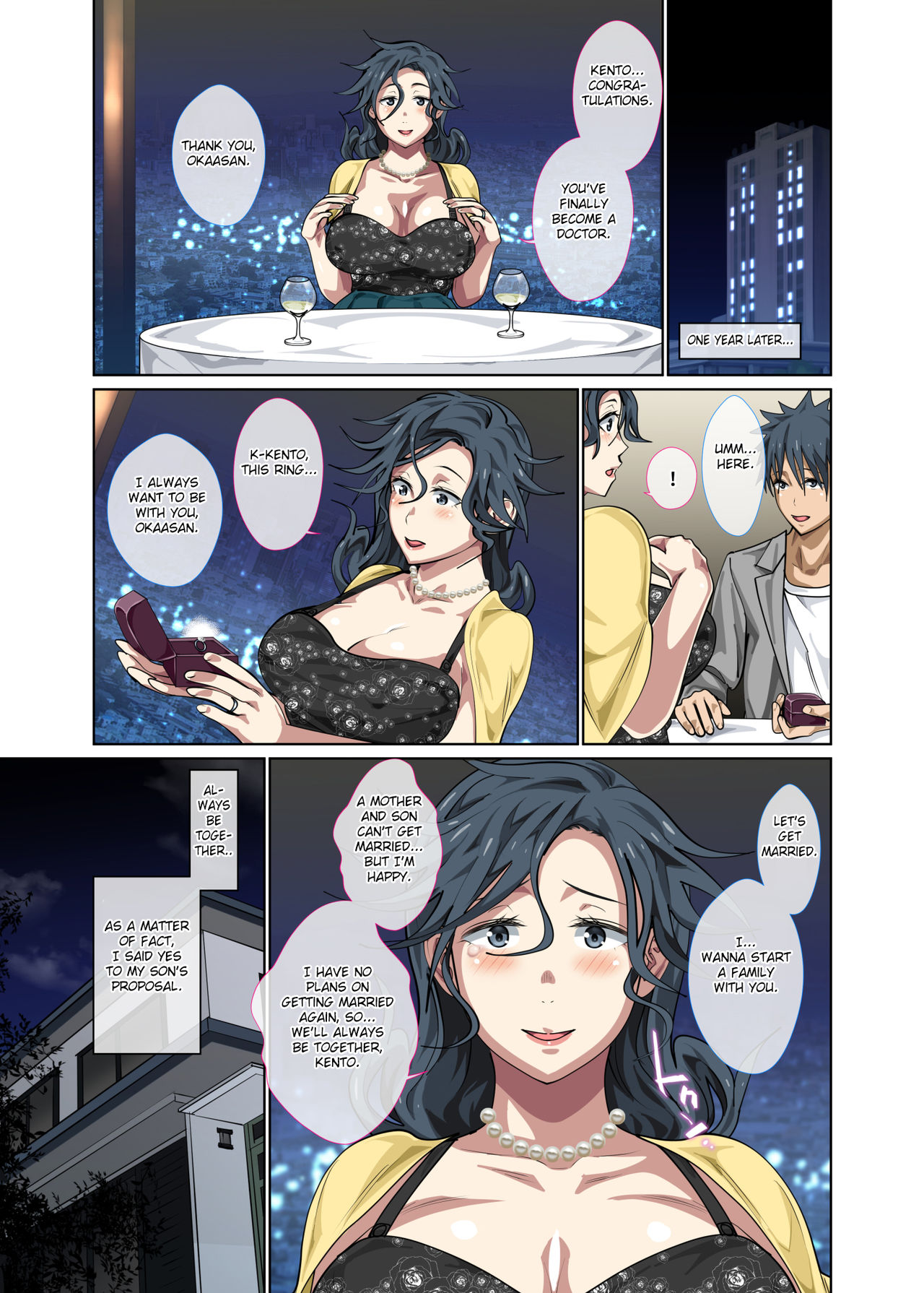 Jimi dakedo Eroi Karada Shita Okaa-san o Fuuzoku Ochi Sunzen de Sukutta Boshi Soukan page 63