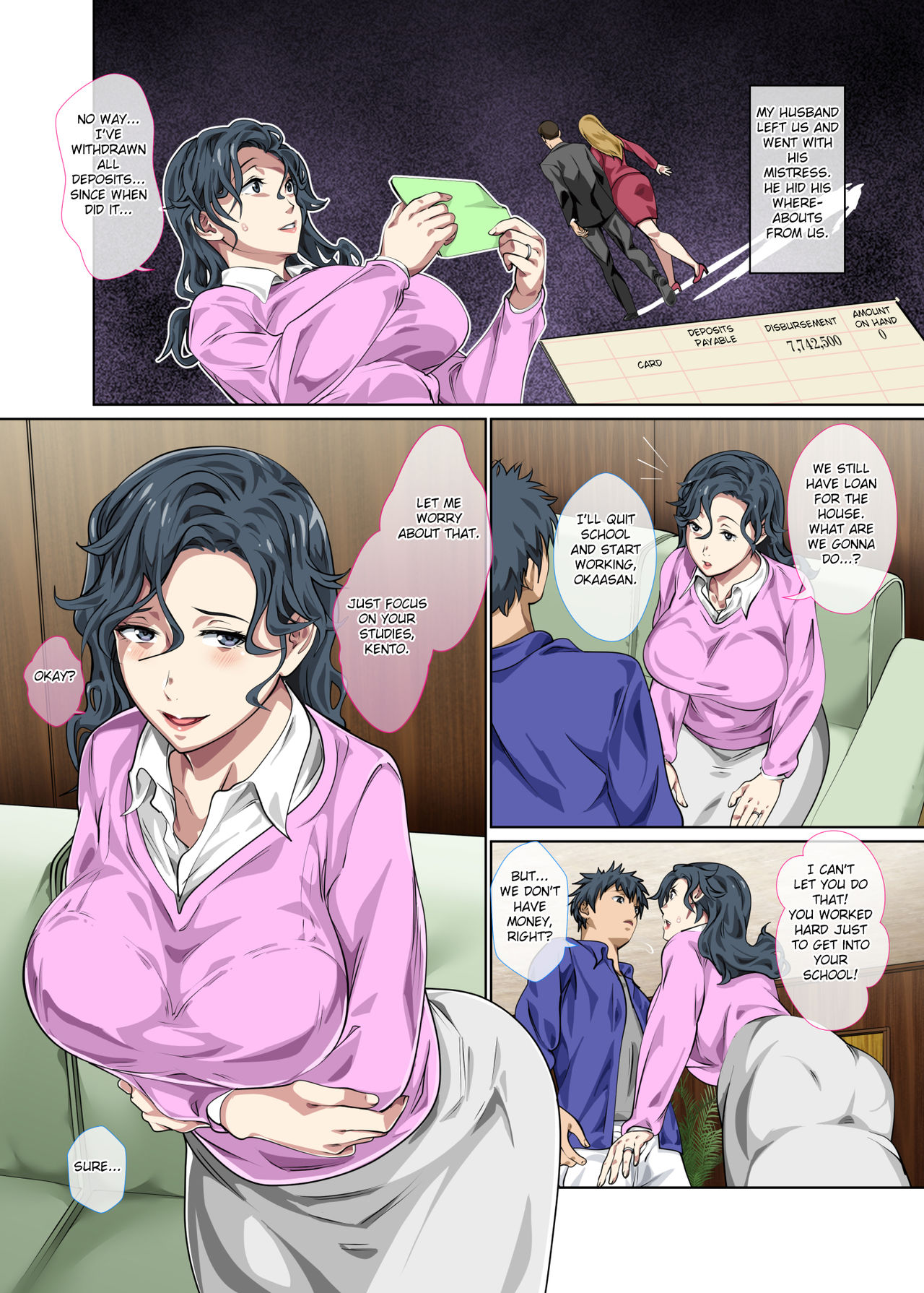 Jimi dakedo Eroi Karada Shita Okaa-san o Fuuzoku Ochi Sunzen de Sukutta Boshi Soukan page 3