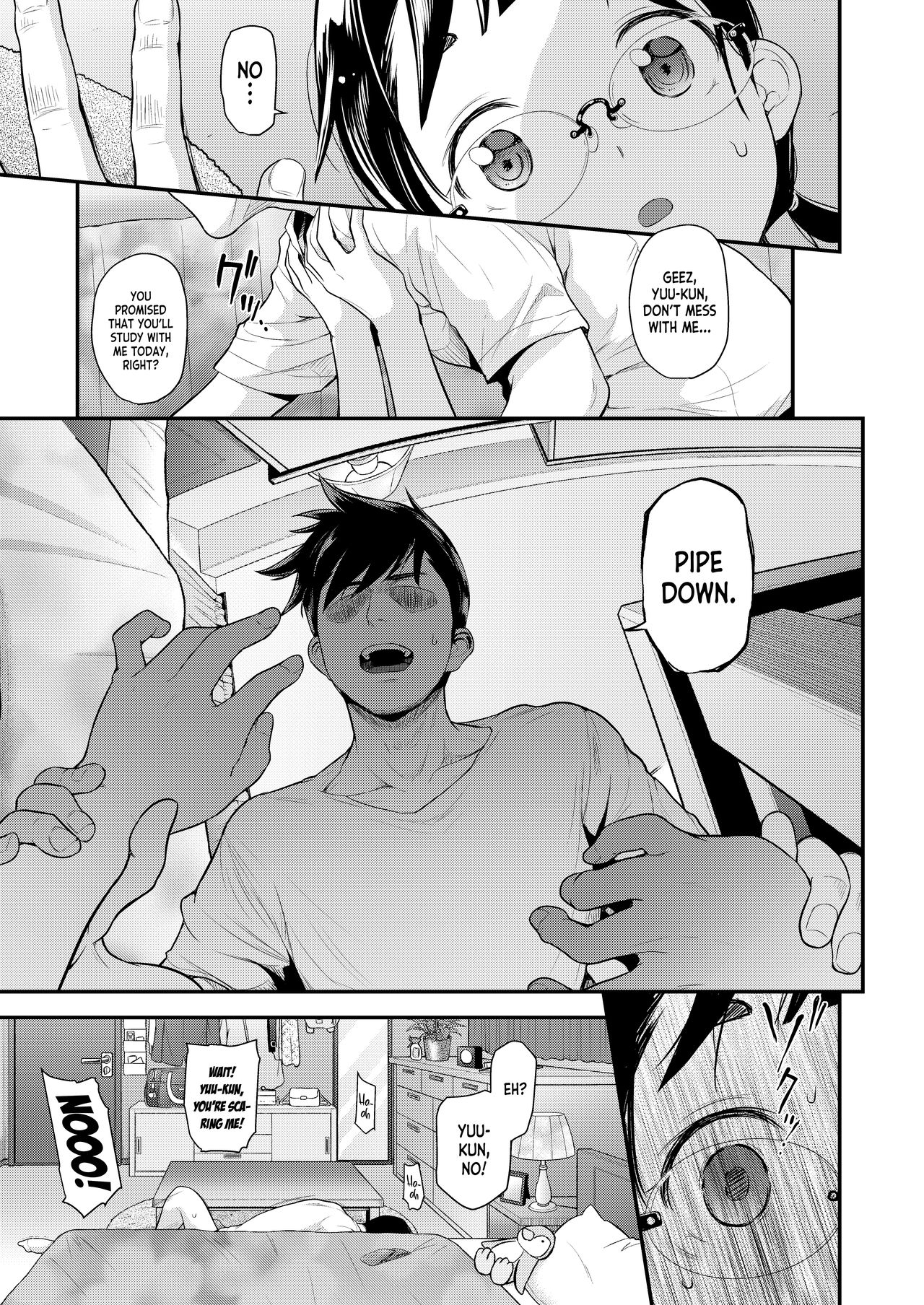 Jimiko to Ichinichijuu Sex 4 - Futarikiri no Juken Benkyou wa... page 9