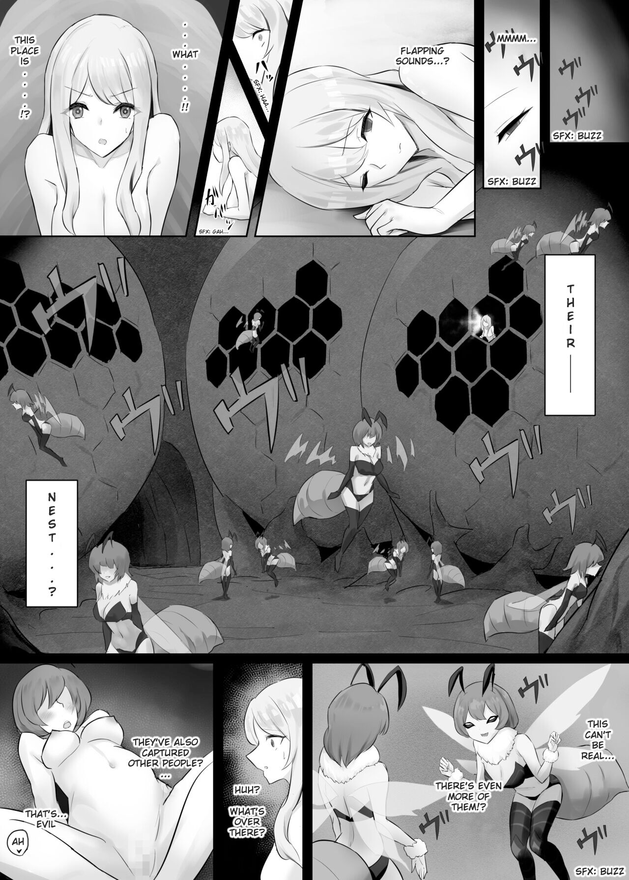 Jingai Lez Rape - Queen Bee Hen page 3