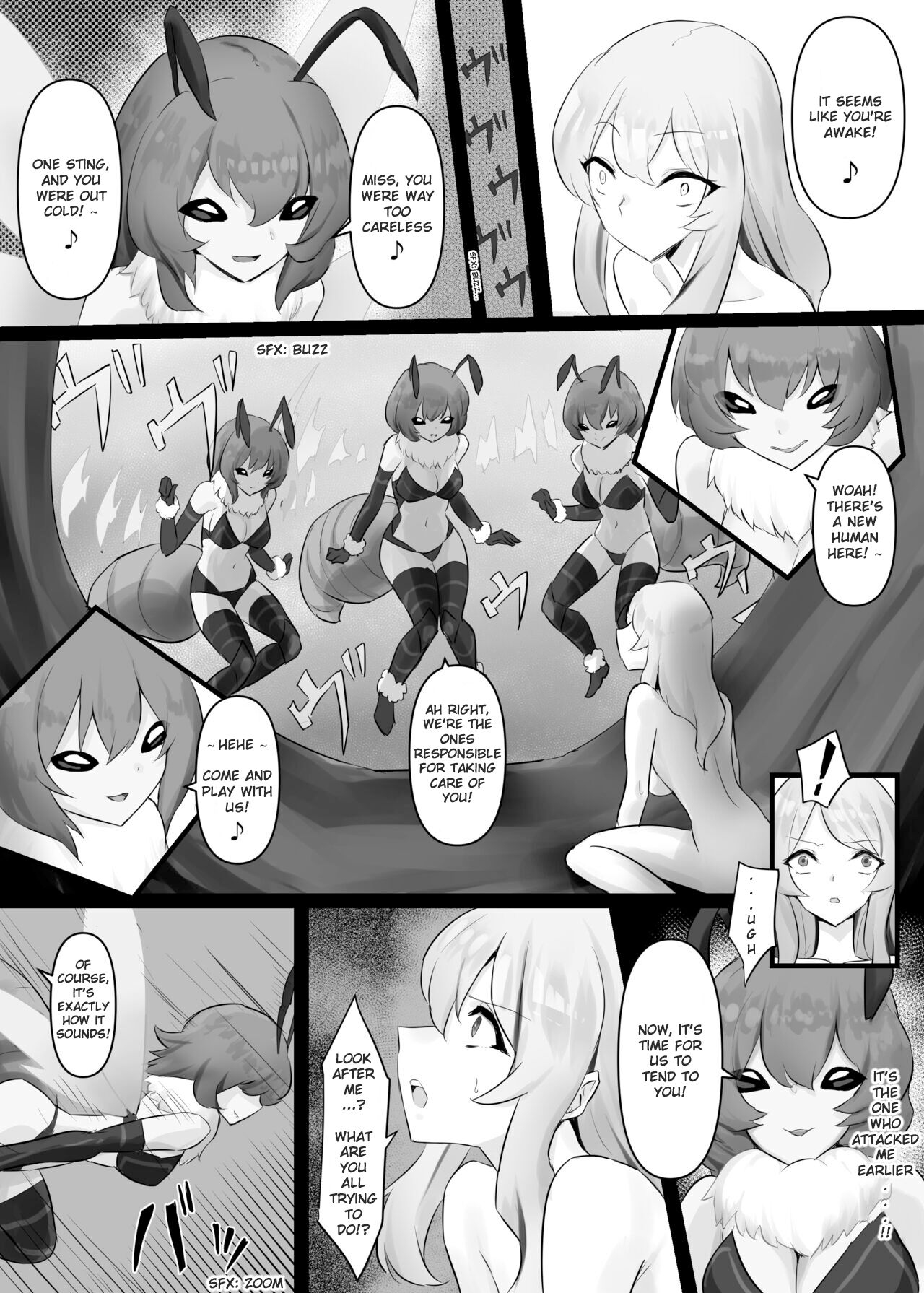 Jingai Lez Rape - Queen Bee Hen page 4