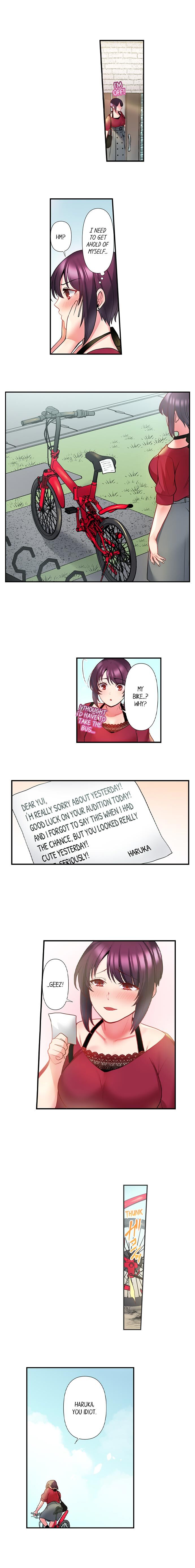 Jitensha Haitatsuin (※Rotor Souchakuchuu), Gaman Dekizu soto de Icchaimashita... page 150