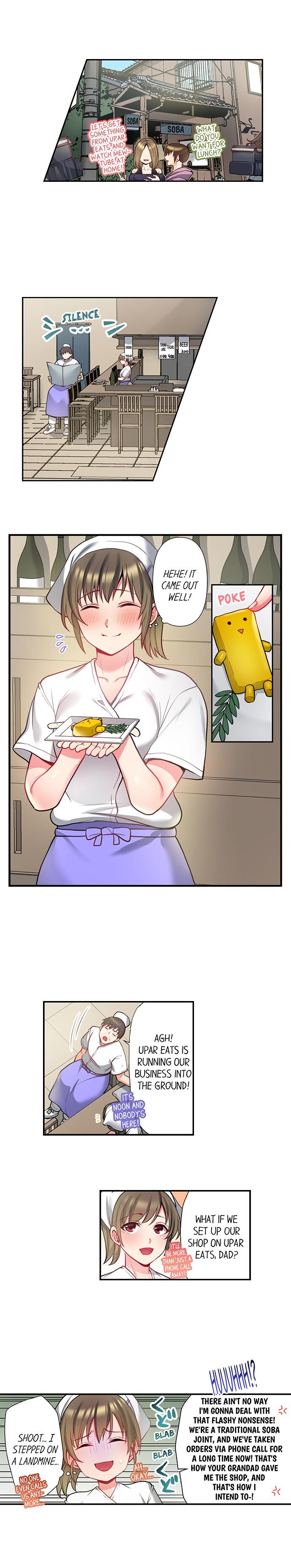 Jitensha Haitatsuin (※Rotor Souchakuchuu), Gaman Dekizu soto de Icchaimashita... page 183