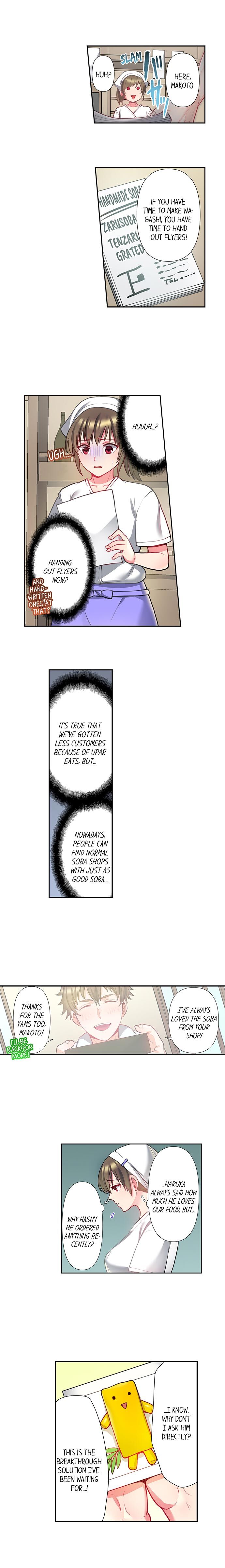 Jitensha Haitatsuin (※Rotor Souchakuchuu), Gaman Dekizu soto de Icchaimashita... page 184