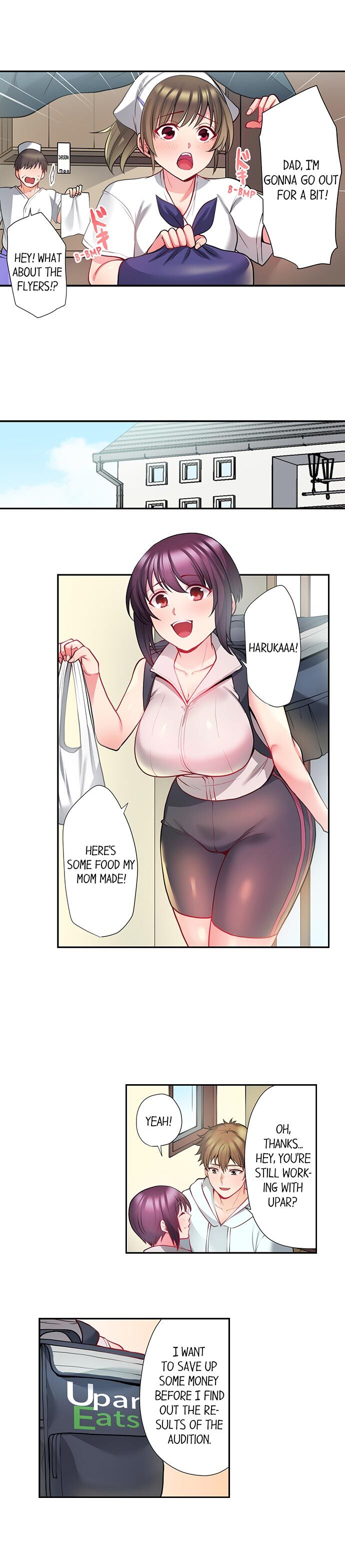 Jitensha Haitatsuin (※Rotor Souchakuchuu), Gaman Dekizu soto de Icchaimashita... page 185