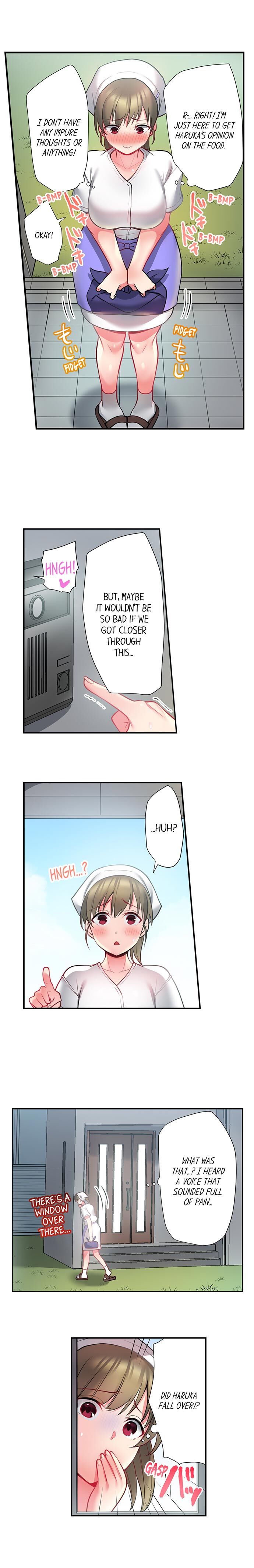 Jitensha Haitatsuin (※Rotor Souchakuchuu), Gaman Dekizu soto de Icchaimashita... page 199