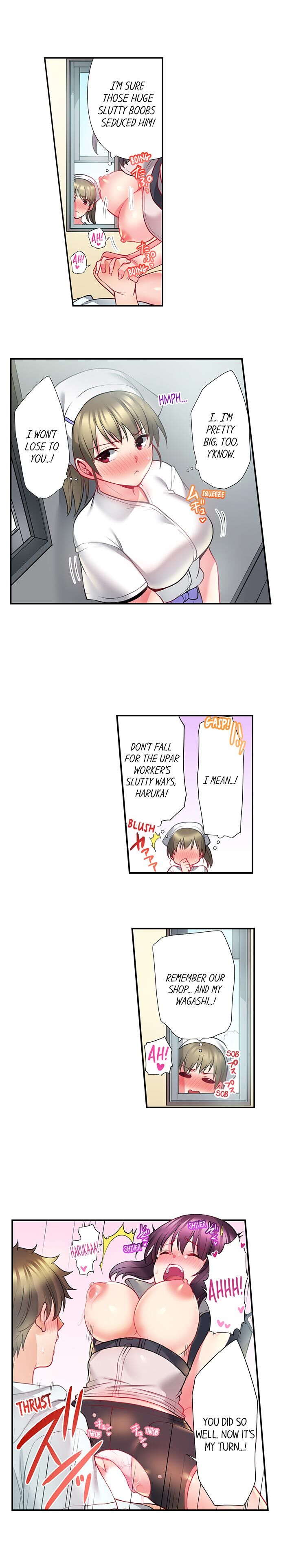 Jitensha Haitatsuin (※Rotor Souchakuchuu), Gaman Dekizu soto de Icchaimashita... page 206